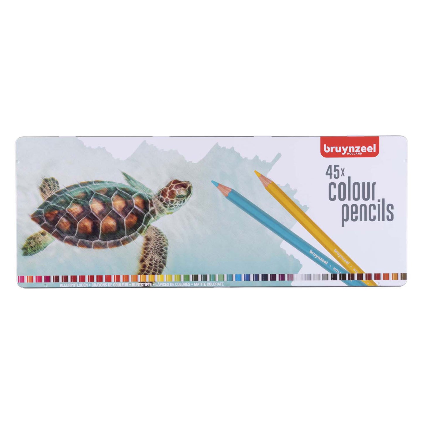 Bruynzeel Turtle Can 45 lápices de colores