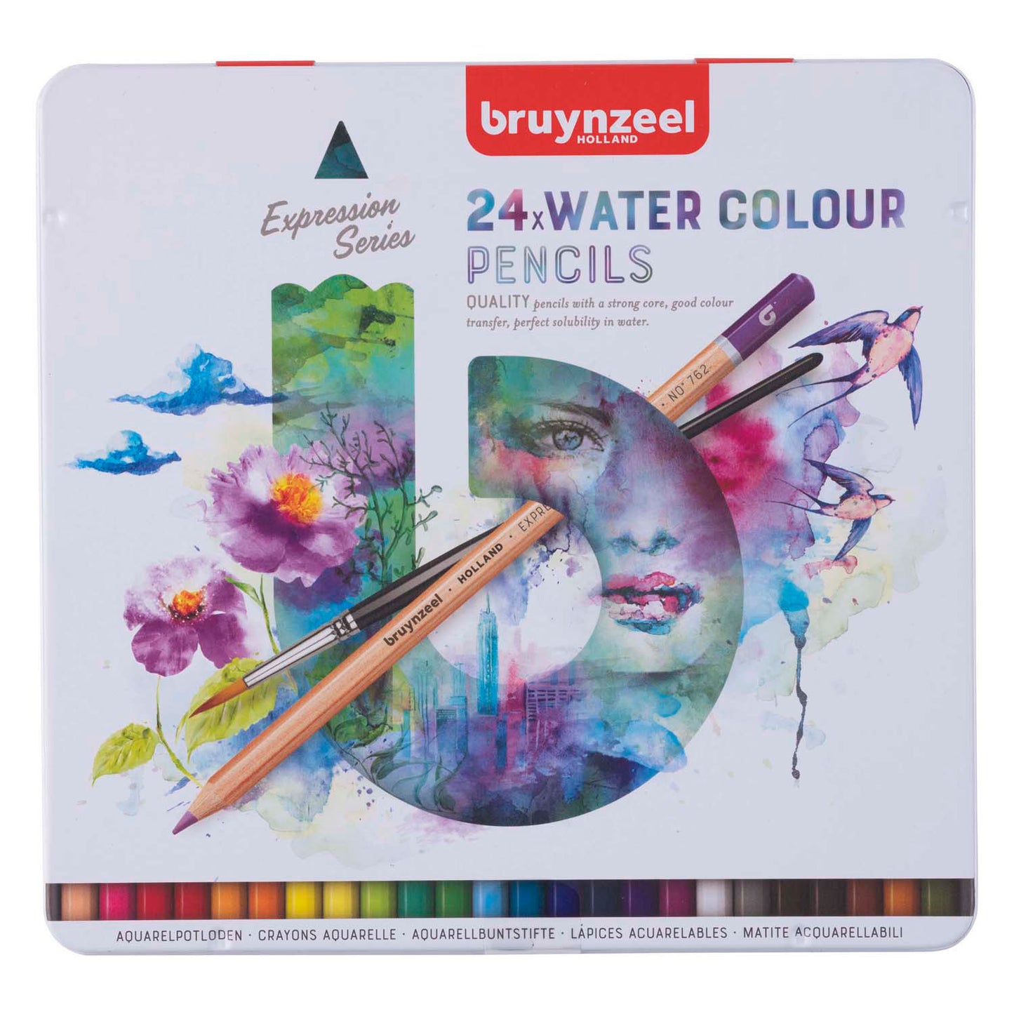 Bruynzeel Expression Aquarel Pencils Blik 24