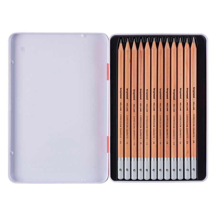 Bruynzeel Expression graphite pencils Blik 12