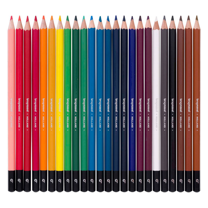 Pencille colorate Bruynzeel Can, 24 colori