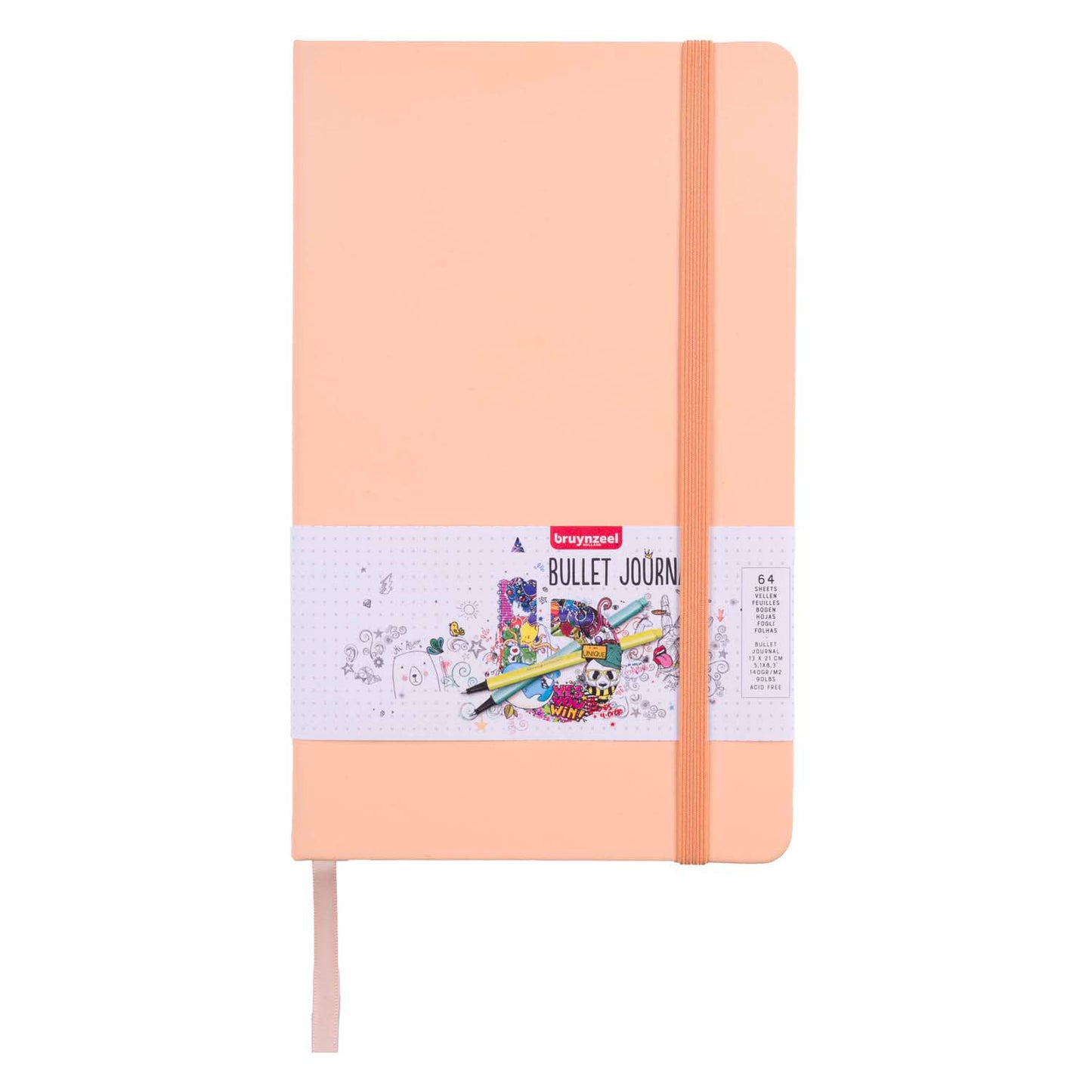 Bruynzeel Bullet Journal Persik 13c21cm, 140 g M 64 Abbattimento