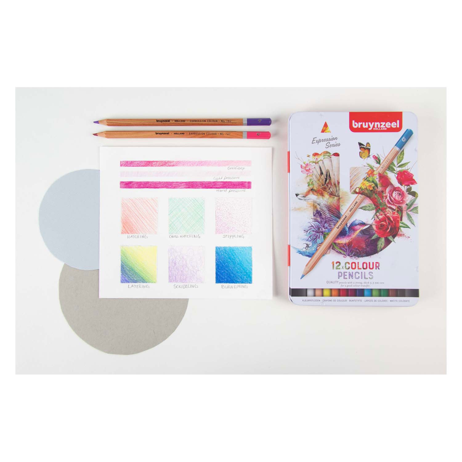 Bruynzeel Expression Colored Pencils Blik 12