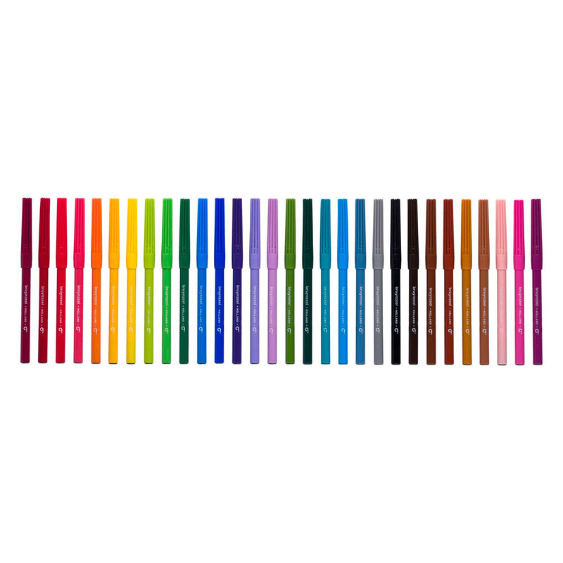 Penne in feltro Bruynzeel -tip, 30 colori