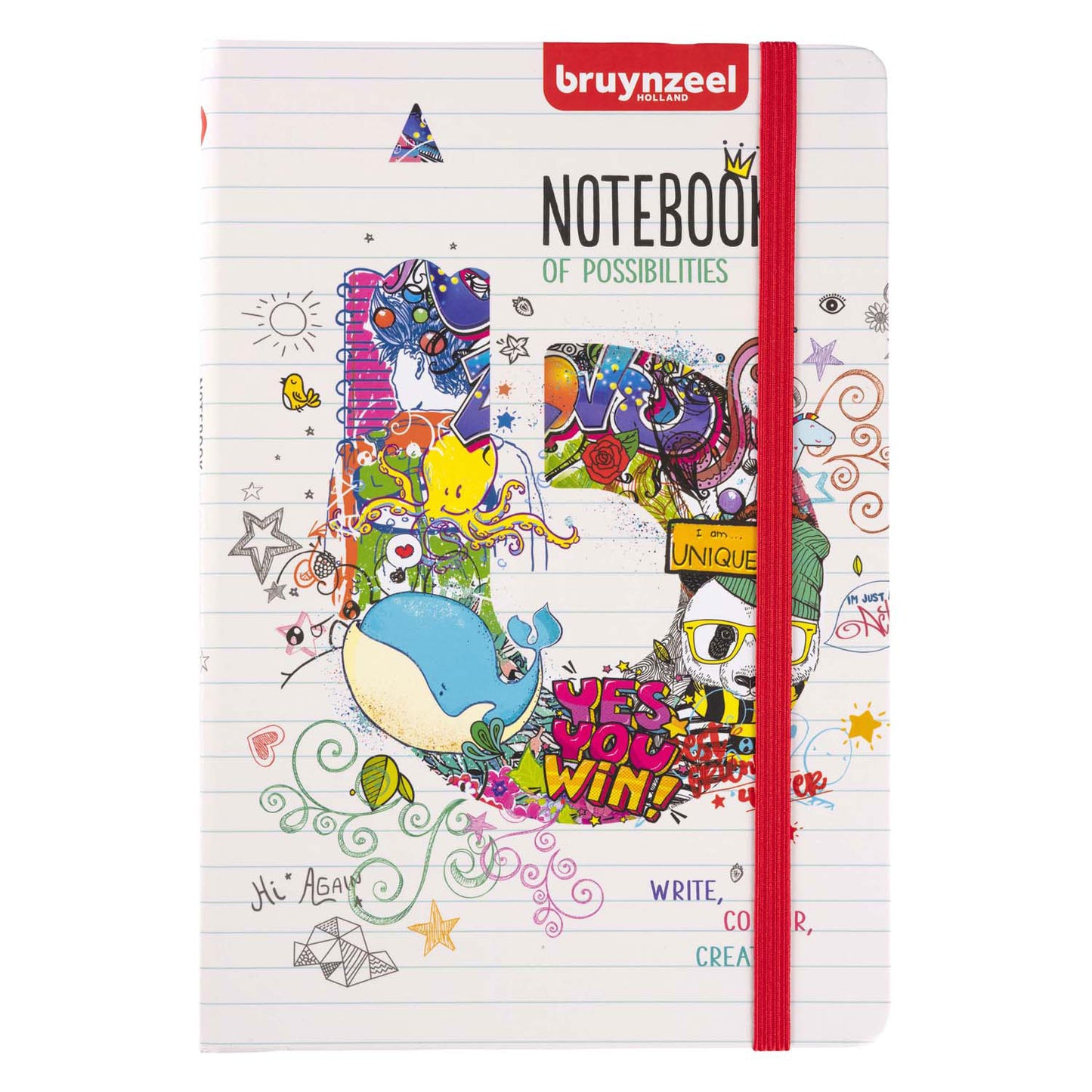 Notebook Bruynzeel A5 80 G M 160 páginas