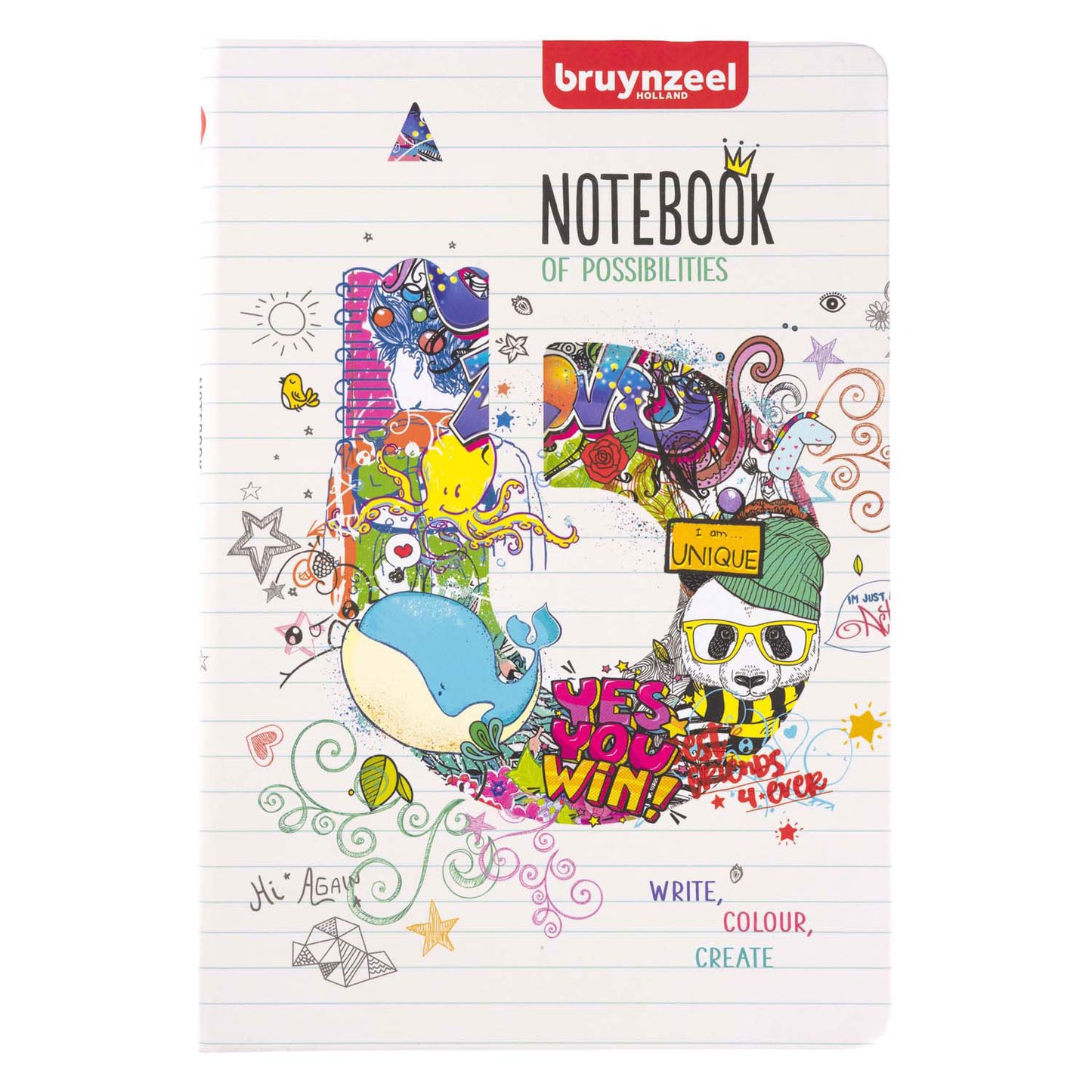 Notebook Bruynzeel A5 80 G M 160 páginas