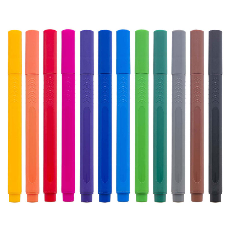 Bruynzeel fineliner mini set 12 kleuren
