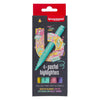 Bruynzeel Marking Pens Set pastel 4 colores