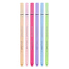 Bruynzeel fineliner set pastel 6 kleuren