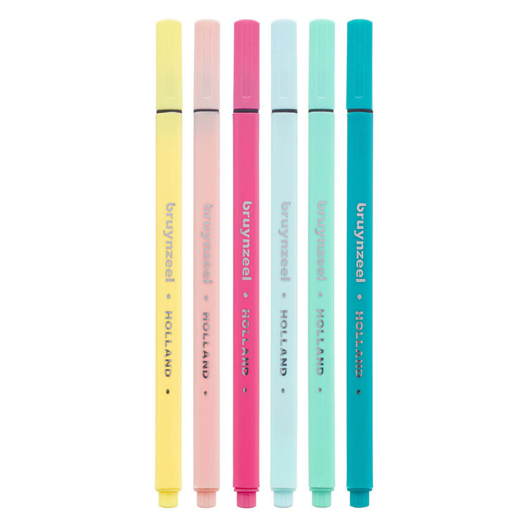 Bruynzeel Fineliner Set Light 6 Colori