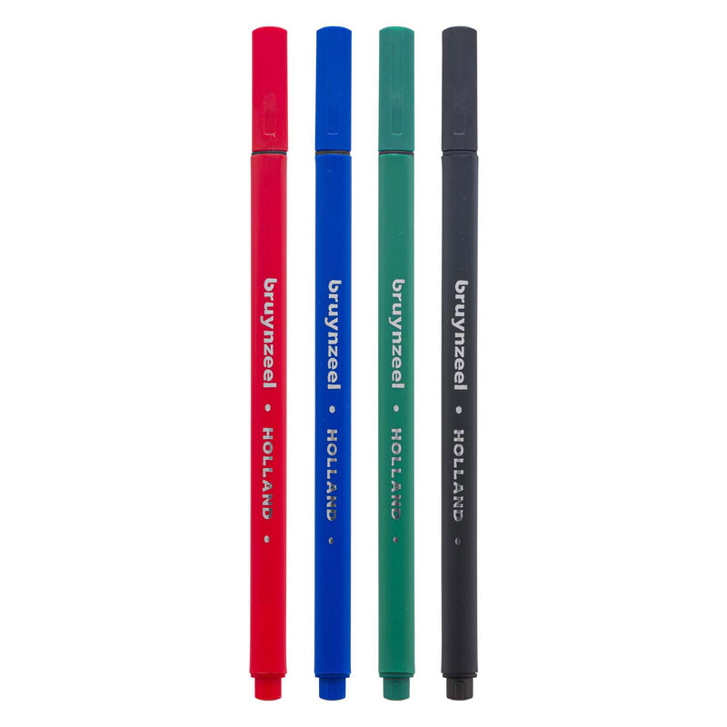 Bruynzeel Fineliner Set 4 Colors