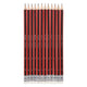 Bruynzeel HB Black-Red e Gum Grafite Pencil