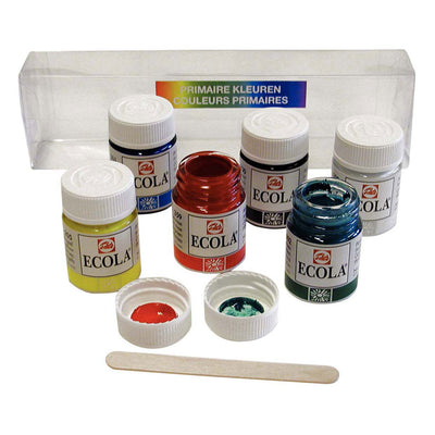 Bruynzeel Ecola Plakkaat Set di vernice Primaria Colori, 6x16ml