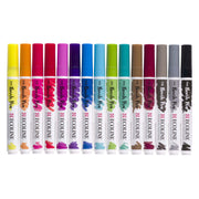Bruynzeel ecoline brush pen set, 15 kleuren - afbeelding 1