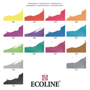 Bruynzeel ecoline brush pen set, 15 kleuren - afbeelding 4