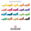 Ecoline brush pen set landschappen, 20 kleuren