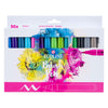 Bruynzeel ecoline brush pen set primair, 30 kleuren