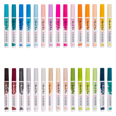 Pennello a pennello ecoline Bruynzeel set aggiuntivo, 30 colori