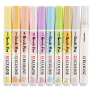 Bruynzeel ecoline brush pen set pastel, 10 kleuren - afbeelding 1