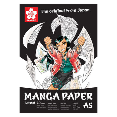 Sakura Manga Paper A5, 250g, 20 hojas