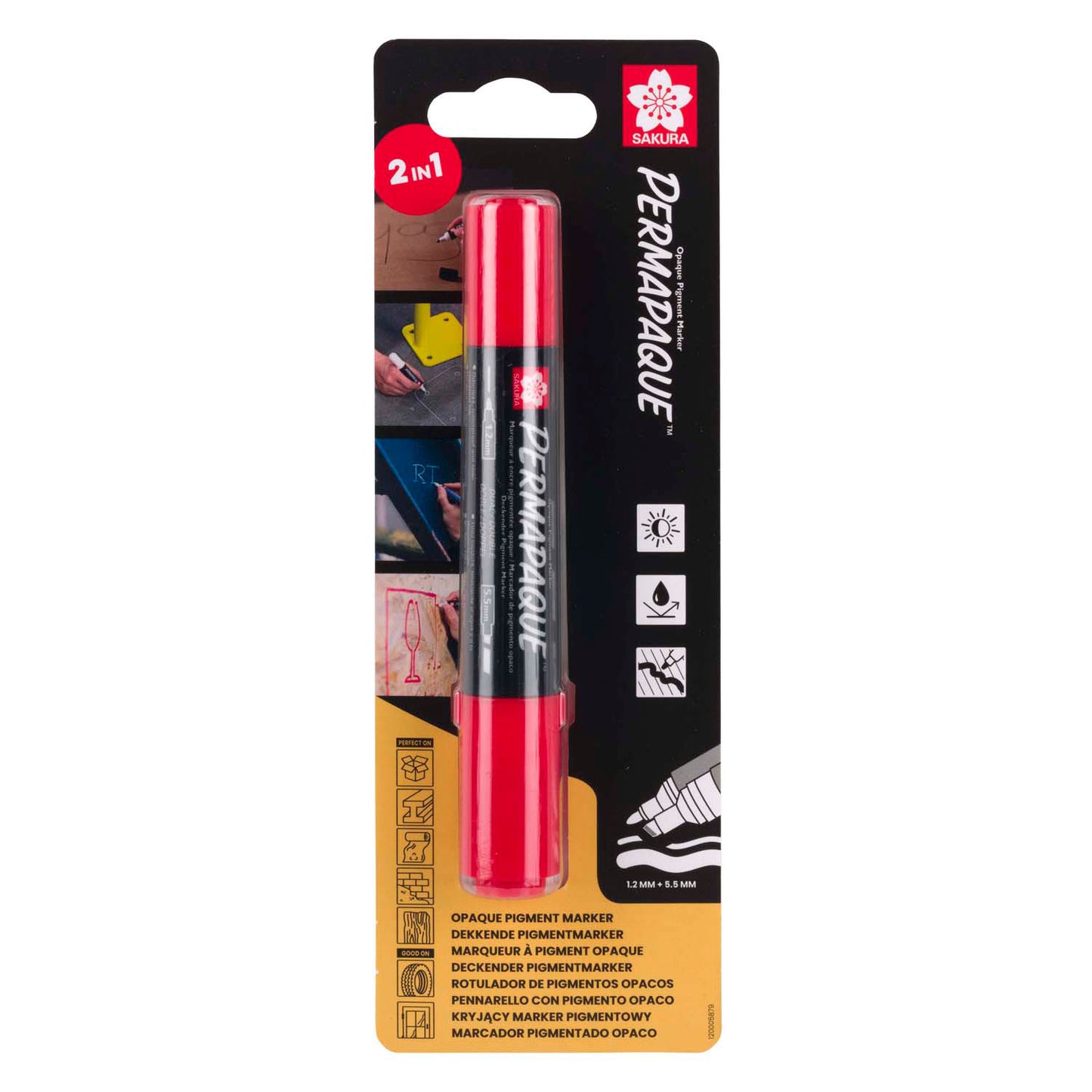 Sakura Permapaque a doppio punto rosso