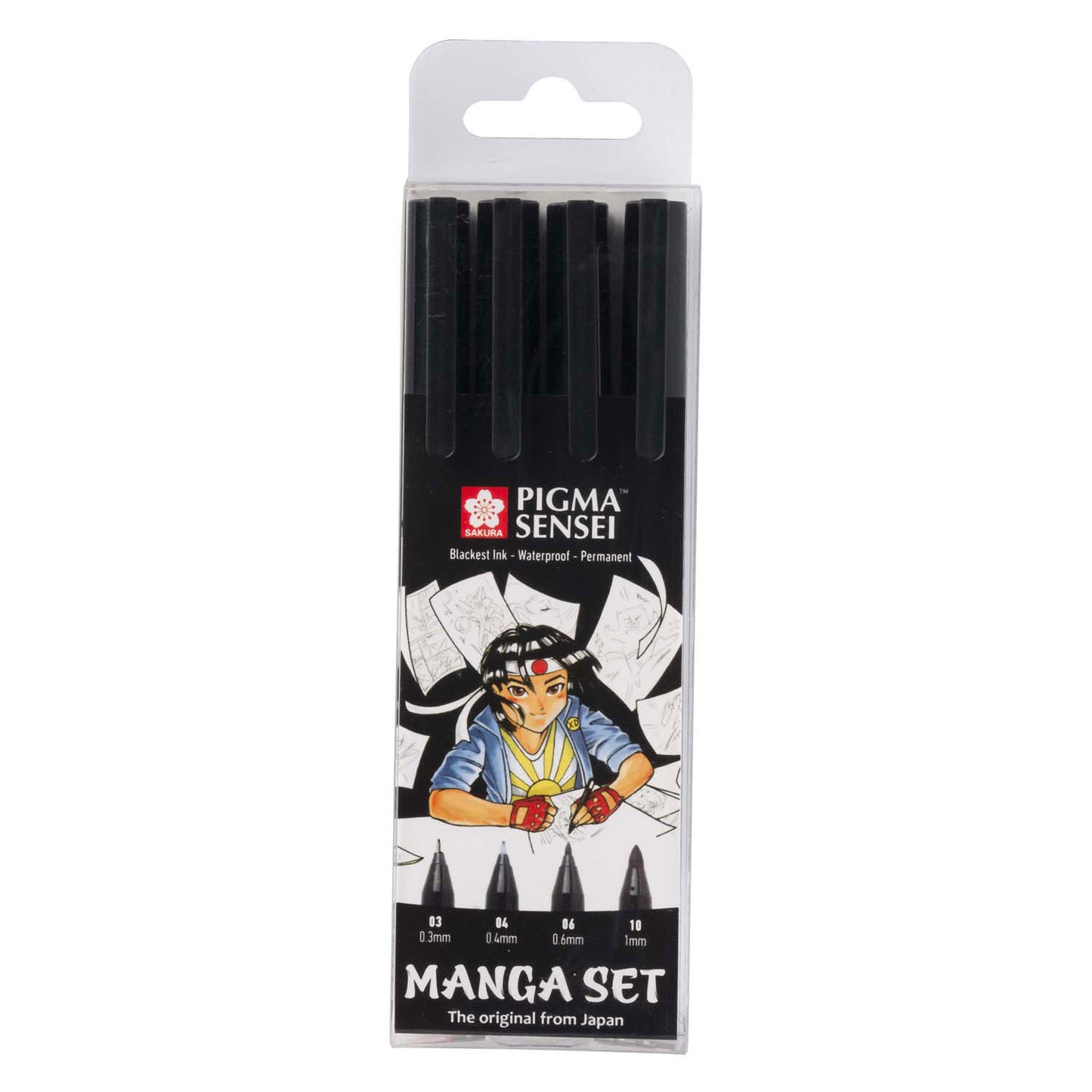 SAKURA SET MANGA UNICE DE 4 PIGMA SENSEI