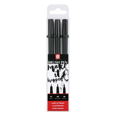 Sakura pigma penseel pen set,