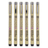 Sakura Pigma Micron 01 Polla con 6 colores básicos