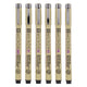 Sakura pigma micron 01 etui met 6 basic kleuren
