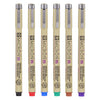 Sakura pigma micron 05 bolsillo con 6 colores básicos
