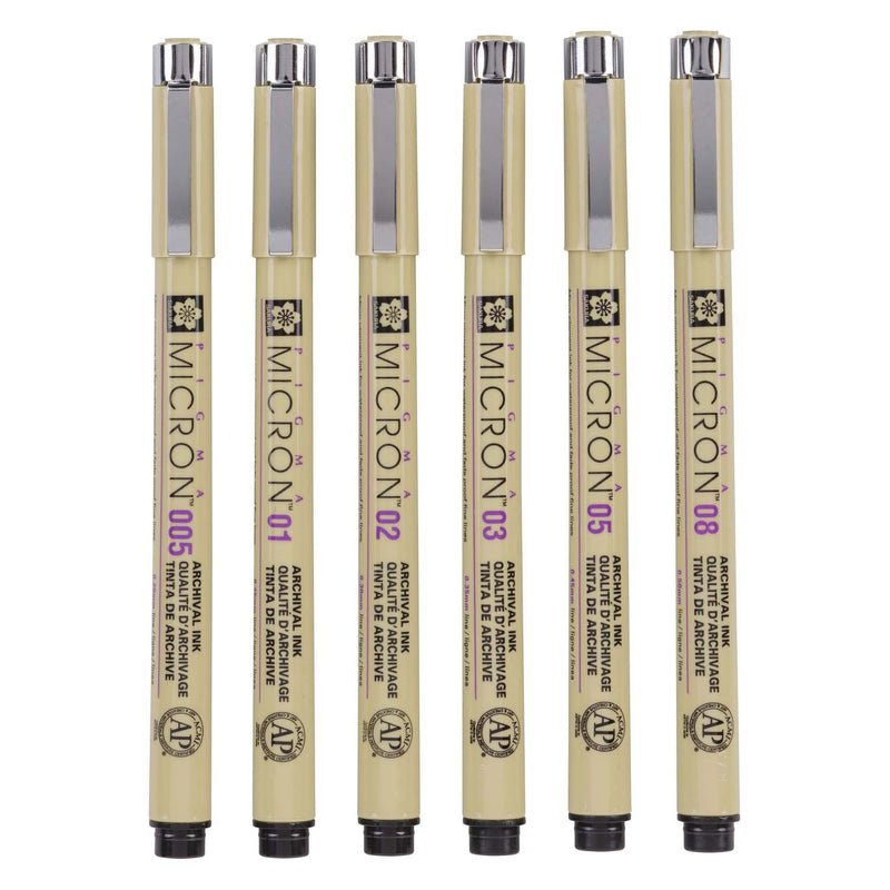 Sakura Sakura Pigma Micron 6 Fineliner Black