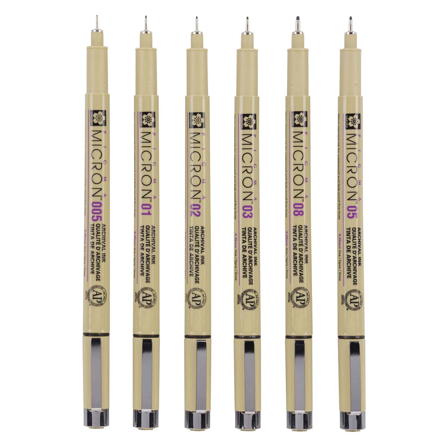 Sakura Sakura Pigma Micron 6 Fineliner Black