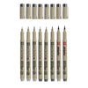 Sakura Pigma Micron Fineliner set 8 penna. (luce) raffreddamento grigio