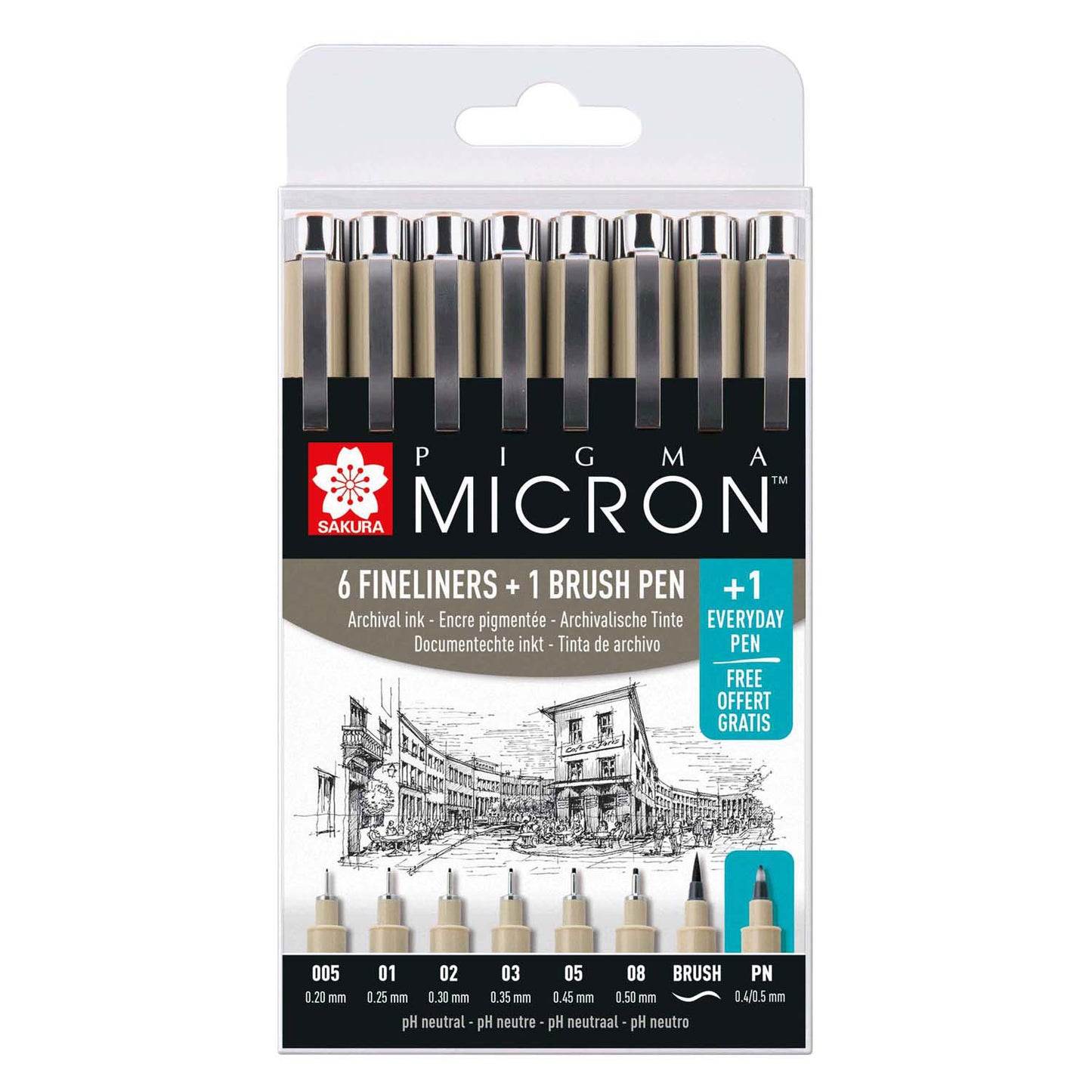 Set di promozione Endui di Sakura Pigma Micron