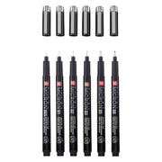Sakura pigma micron black edition set en gratis etui, 6st - afbeelding 1