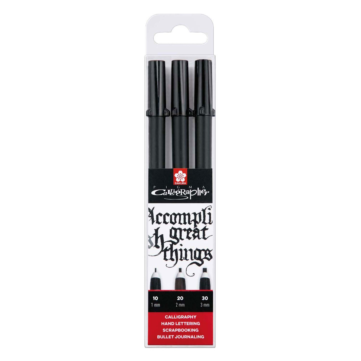 Sakura Pigma Calligraphy Set, 3dlg.
