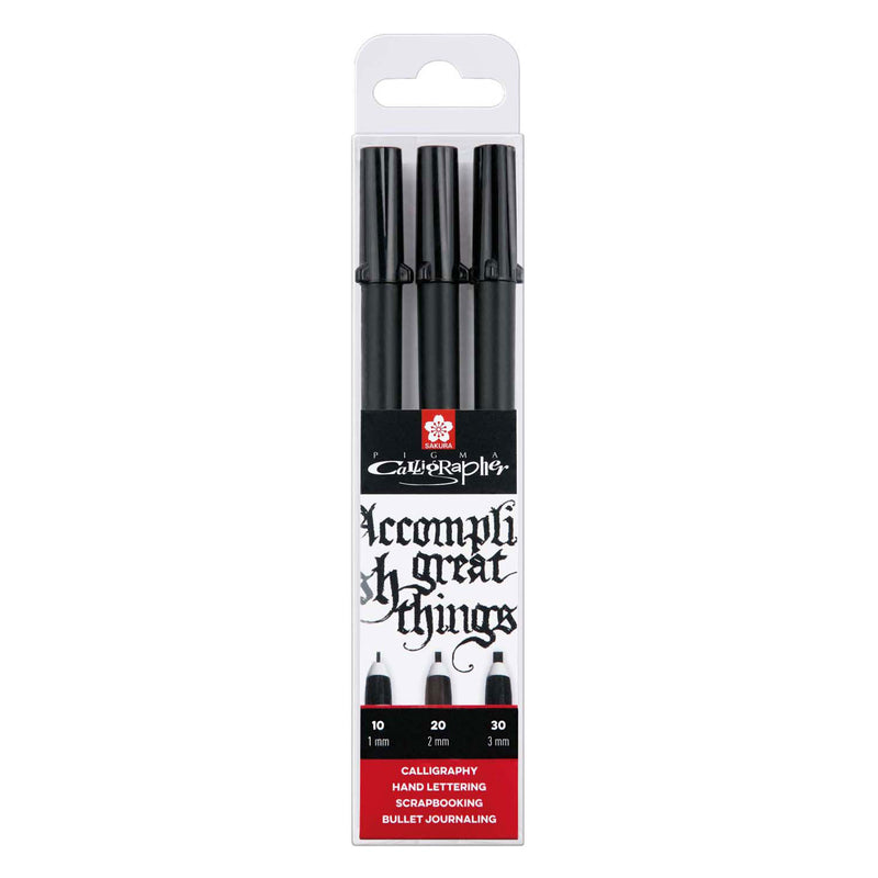 Sakura Pigma Calligraphy Set, 3dlg.
