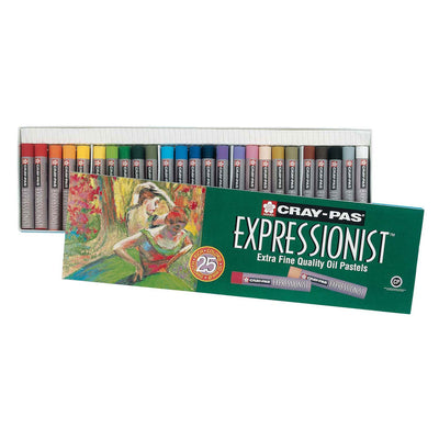Sakura Cray-Pas Expressionist Set 25 Pastels de petróleo