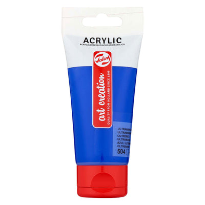 Creazione artistica Talens tubo di vernice acrilica 75 ml Ultramarine 504