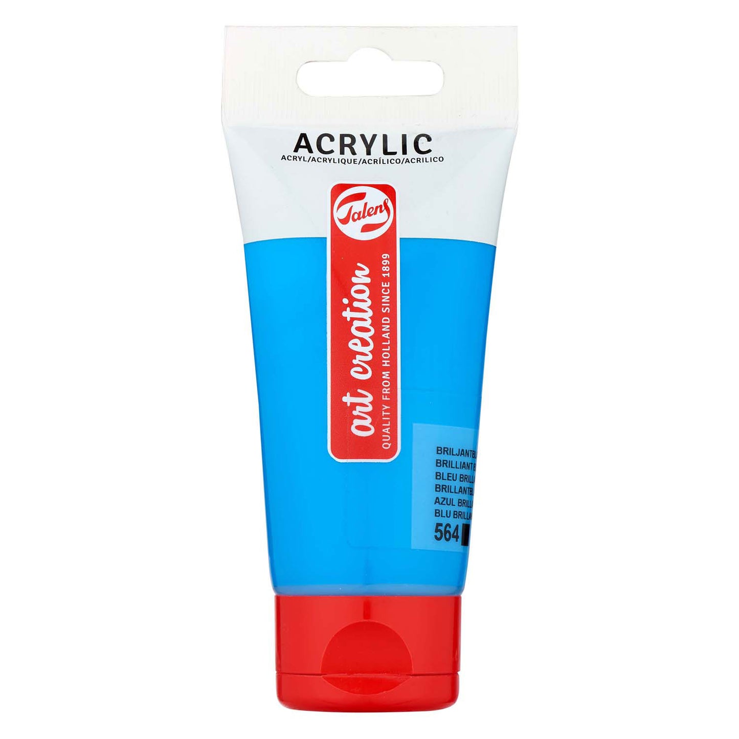Creazione artistica di talenne tubo di vernice acrilico 75ml Briljantblauw 564