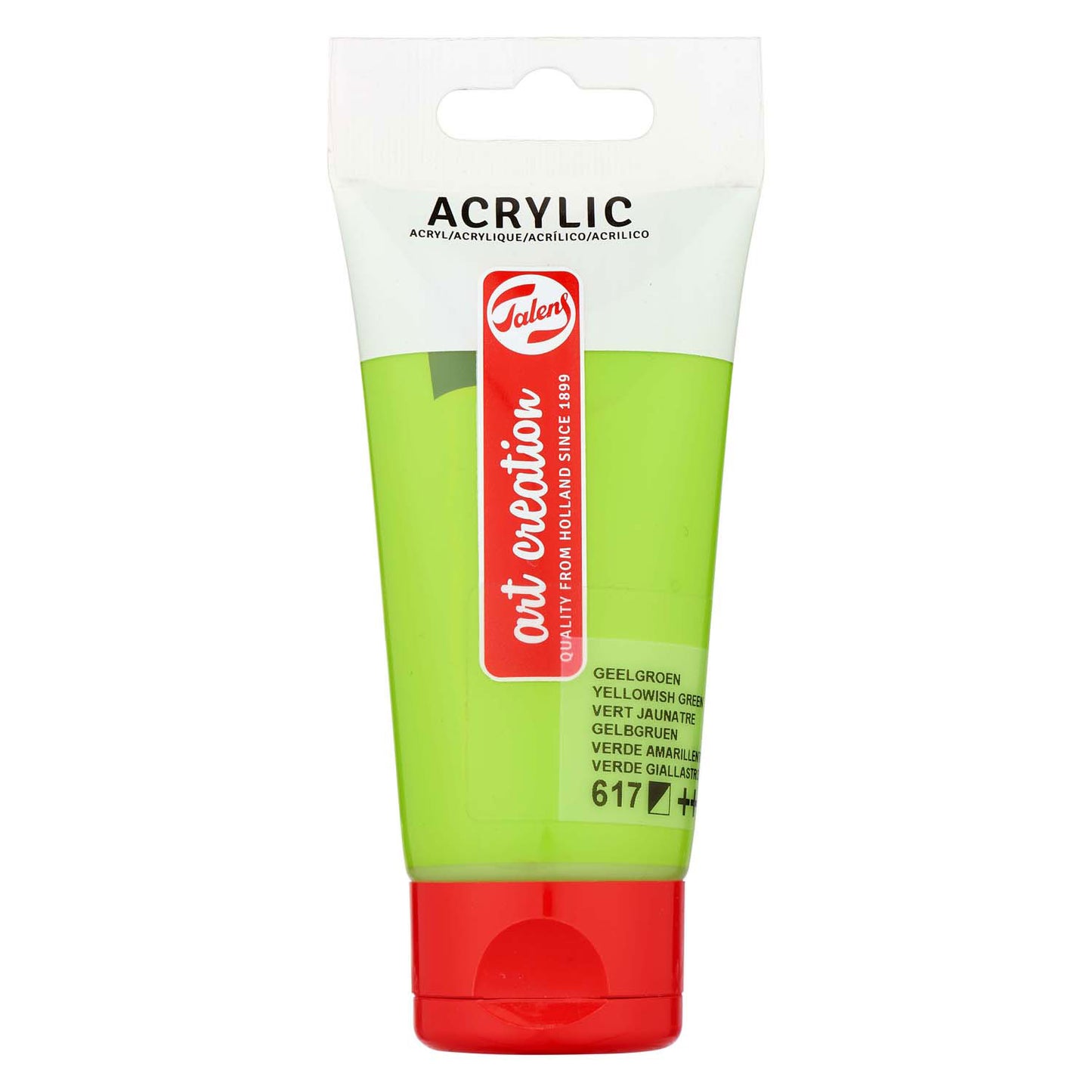 Talens Art Creation Tubo de pintura acrílica 75ml Amarillo -Green 617