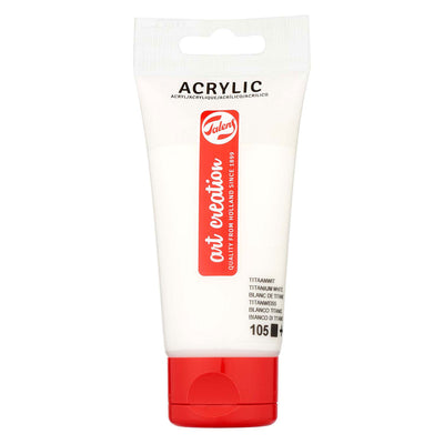 Creazione artistica di talenne tubo di vernice acrilico 75 ml White TATANE 105