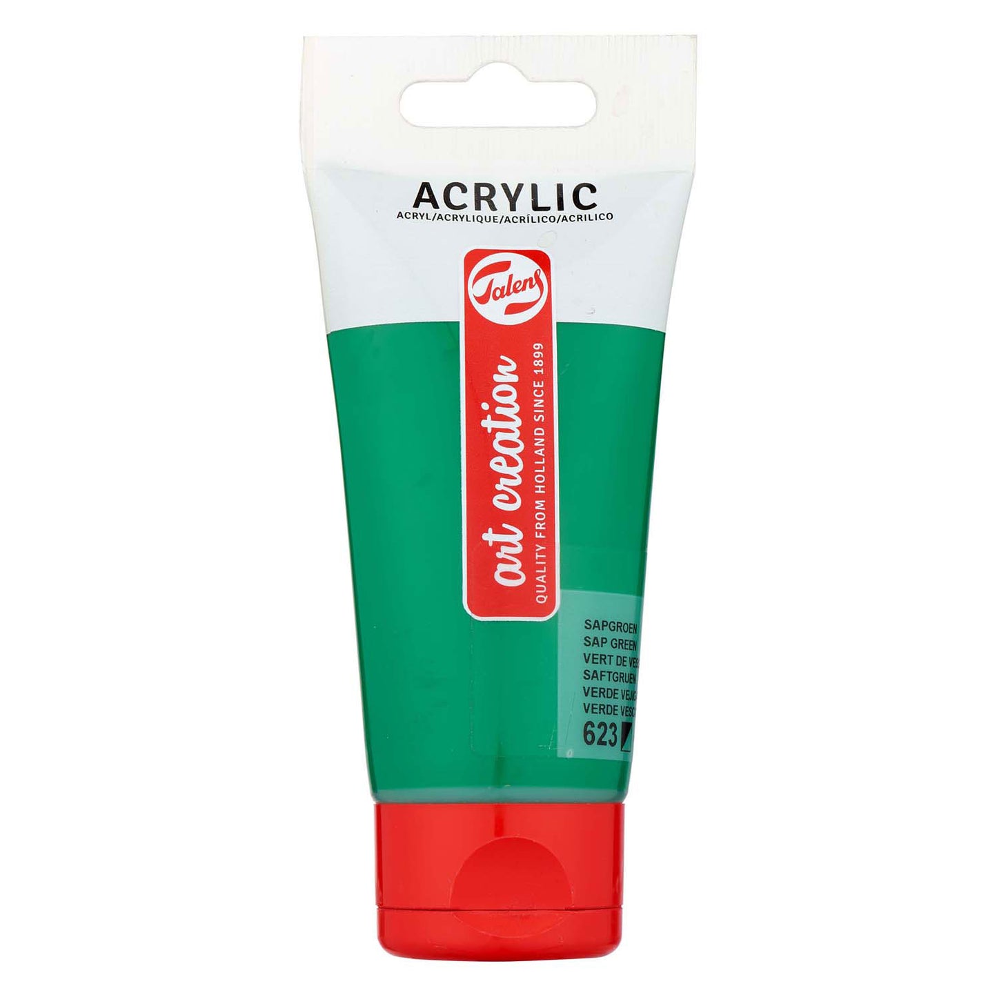 Creazione d'arte di Talens Acrilic Paint Tube 75ml Sapgroen 623