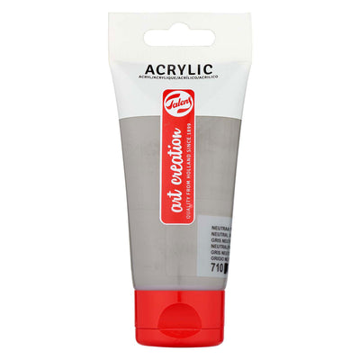 Creazione artistica Talens Tubo di vernice acrilico 75 ml Grigio neutro 710