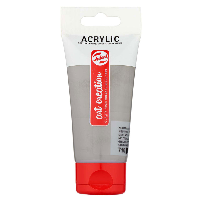 Talens art creation acrylverf tube 75ml neutraalgrijs 710
