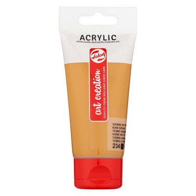 Creazione artistica di talenne tubo di vernice acrilico 75ml Sienna Naturel 234