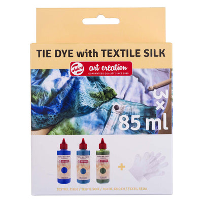 Talens art creazione tie-dye set blu, 3x85ml