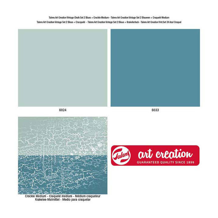 Talens Art Creation Vintage Set 2 Blues e Craquel