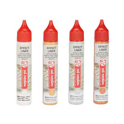 Talens Art Creation Effectliner Set 4x28ml Pearl Standard Pearl