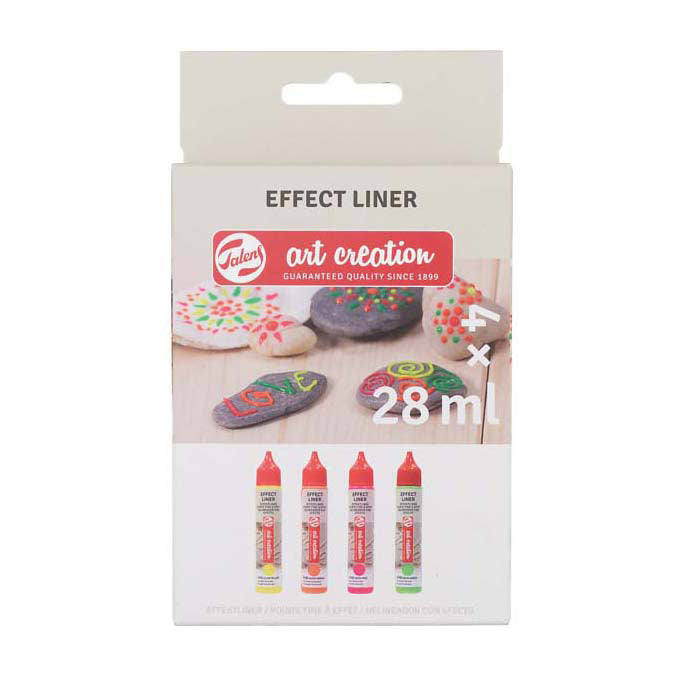 Talens art creazione effectliner set 4x28ml neon