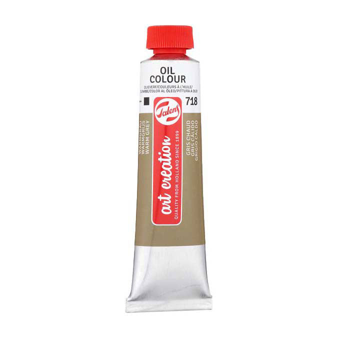 Talens Art Creation Oil Tube 40 ml de gris cálido 718